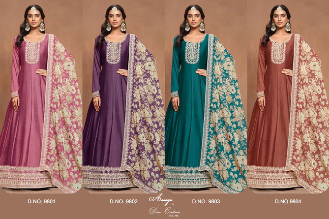 Aanaya Vol 198 By Twisha Art Silk Wedding Salwar Suit Orders In India